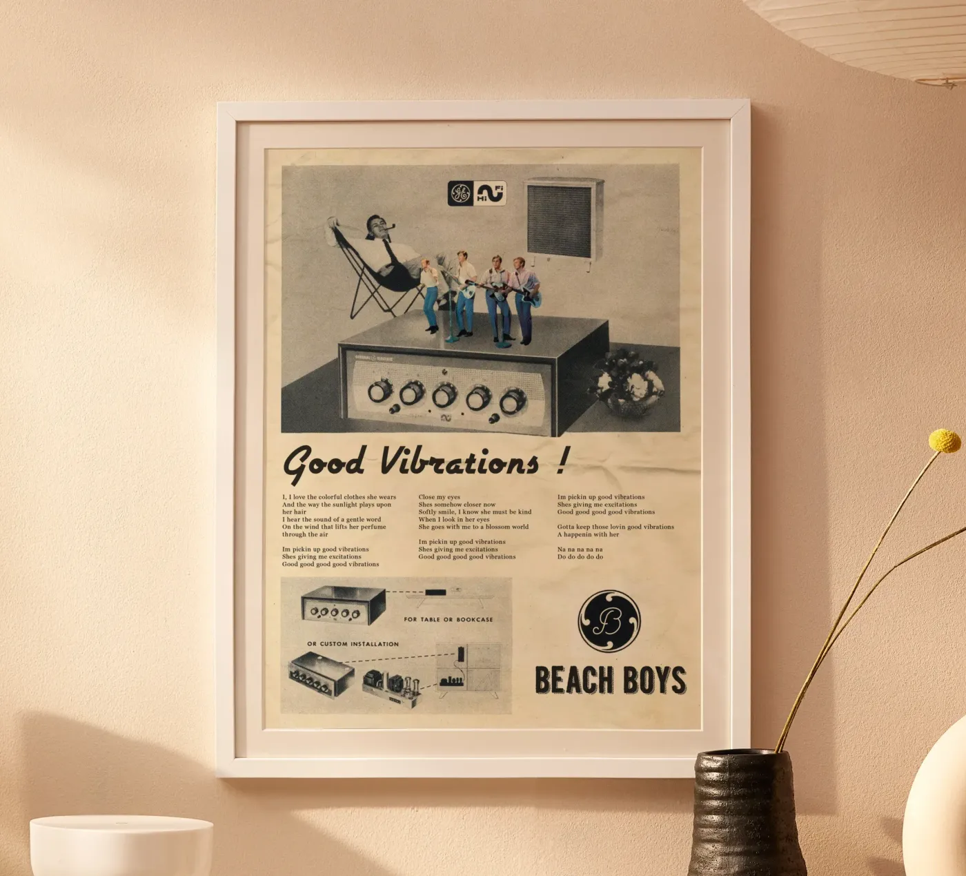 Good Vibrations poster van Ads Libitum