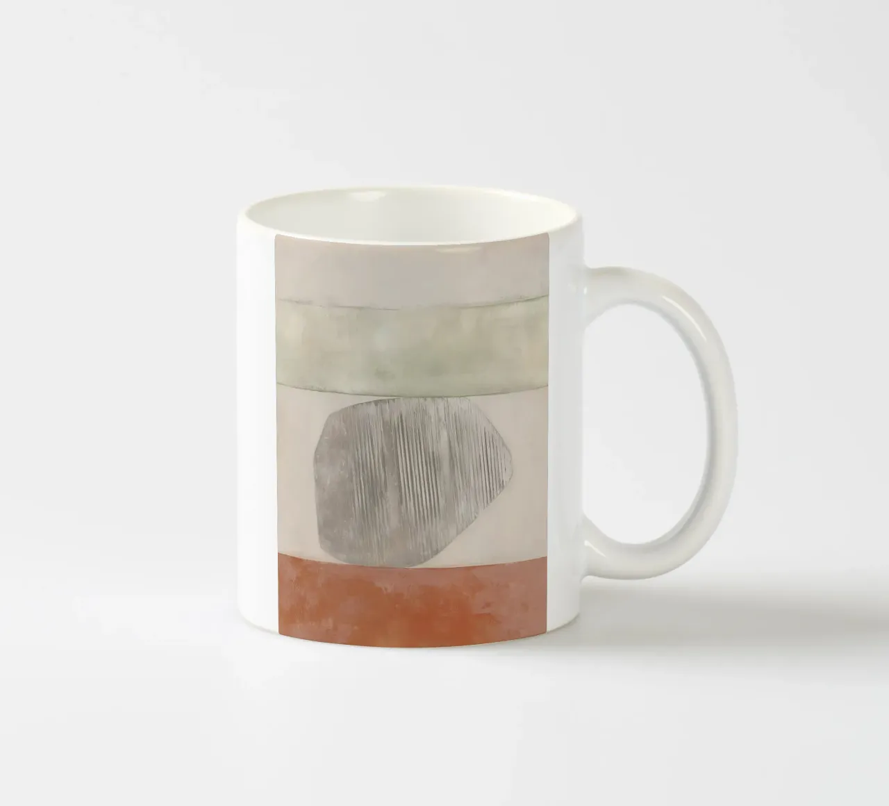 Tranquillità rocciosa e terrosa tazza in ceramica da Carina Pop & Pastell