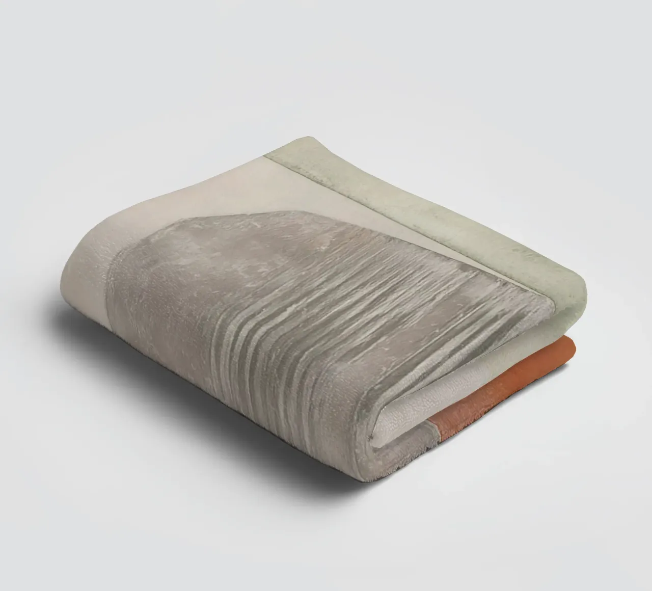 Aardse rotsrust badhanddoek van Carina Pop & Pastell