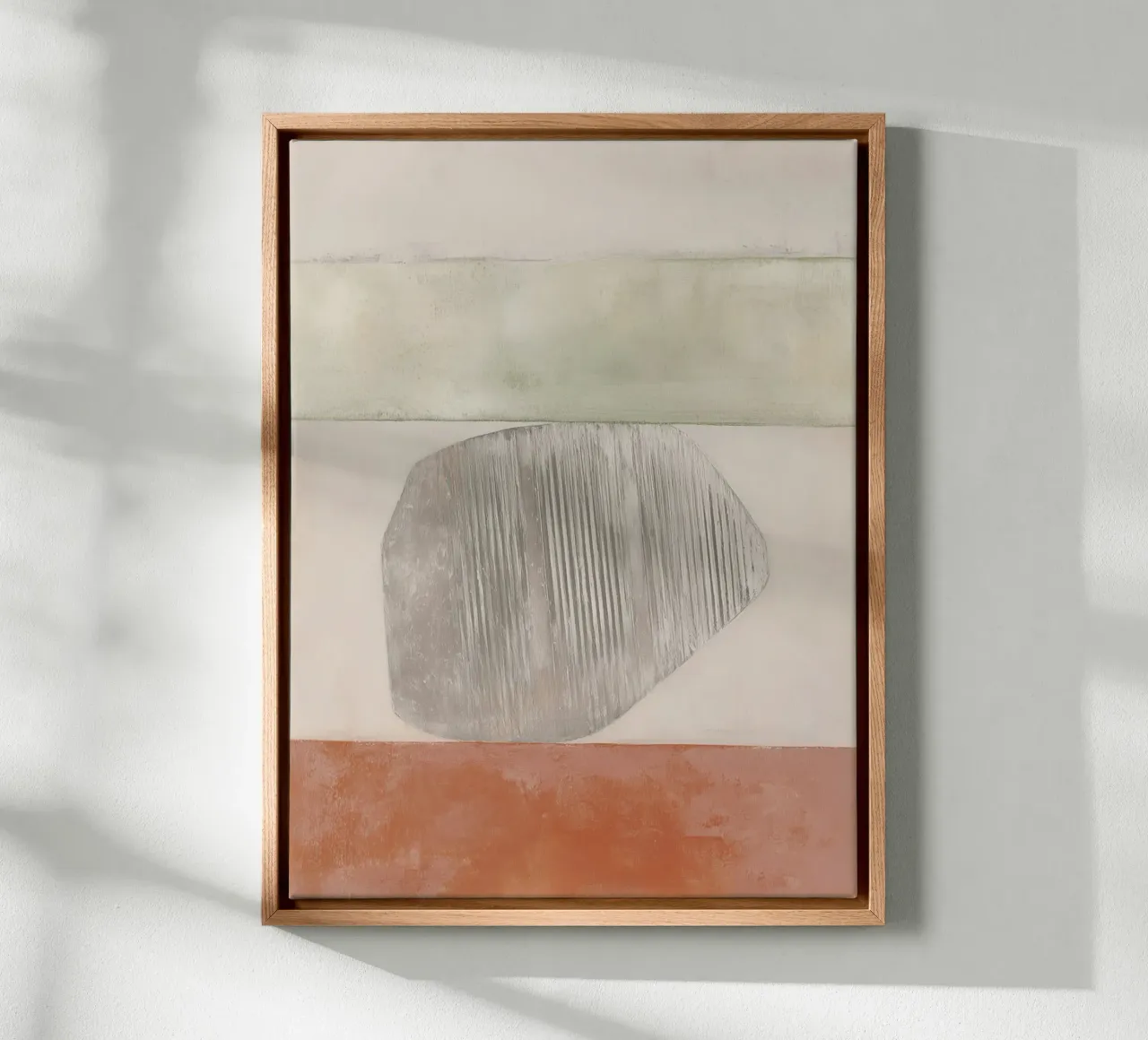Aardse rotsrust canvas van Carina Pop & Pastell