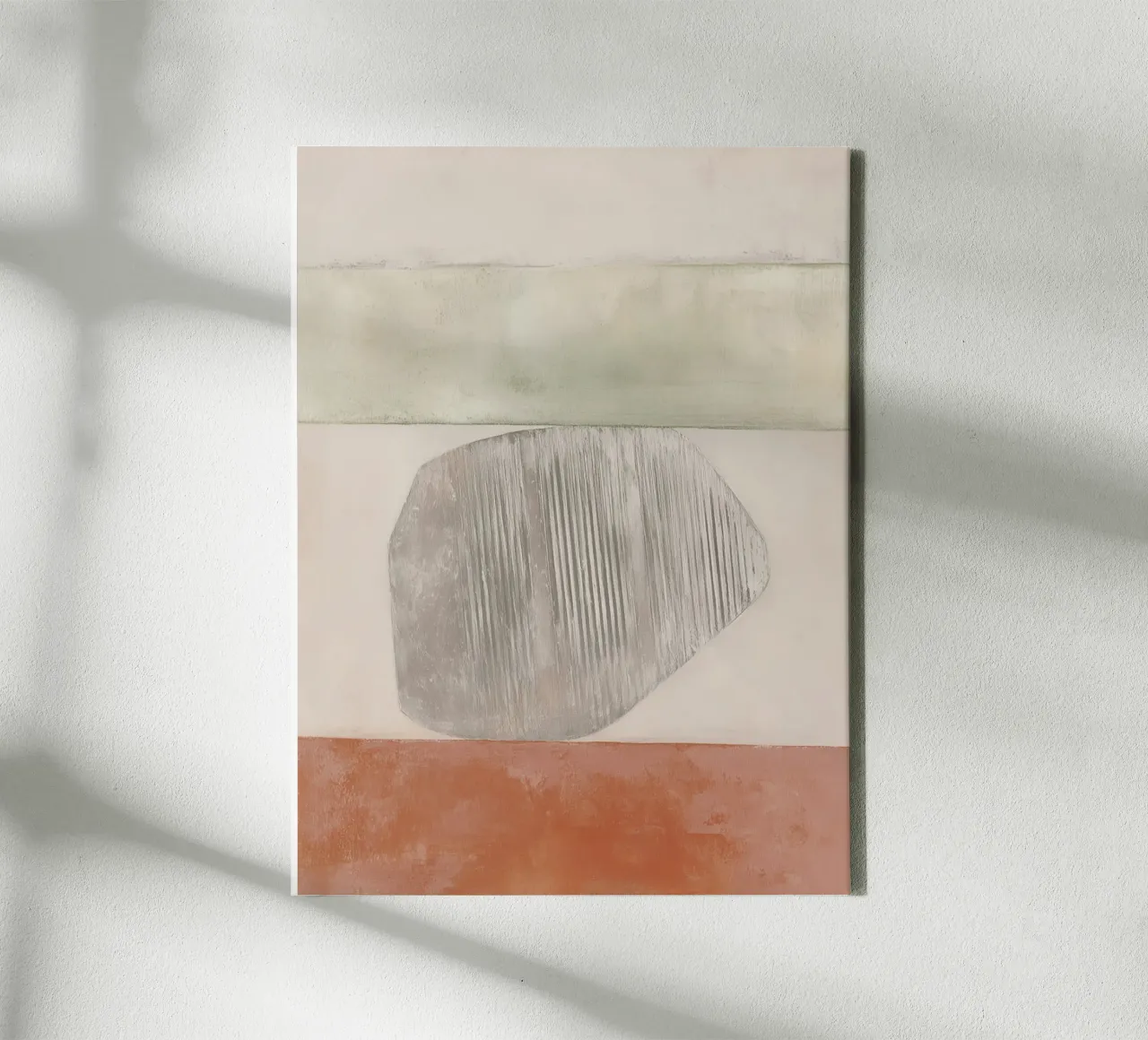 Aardse rotsrust canvas van Carina Pop & Pastell