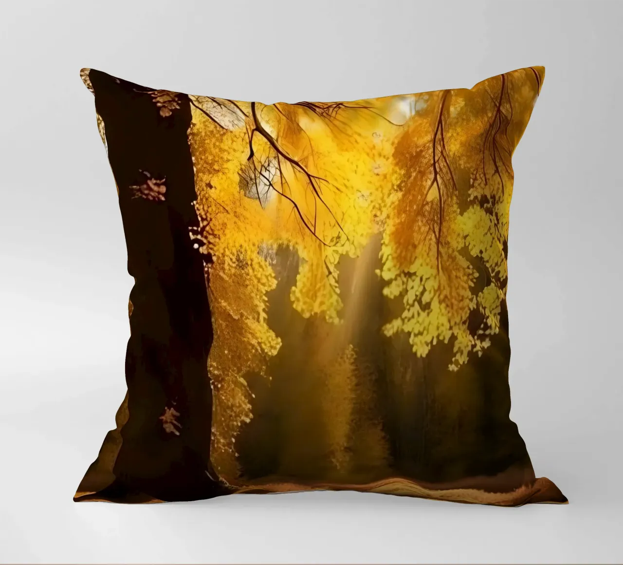 L'ultima luce dell'autunno cuscino da Pixel Boy