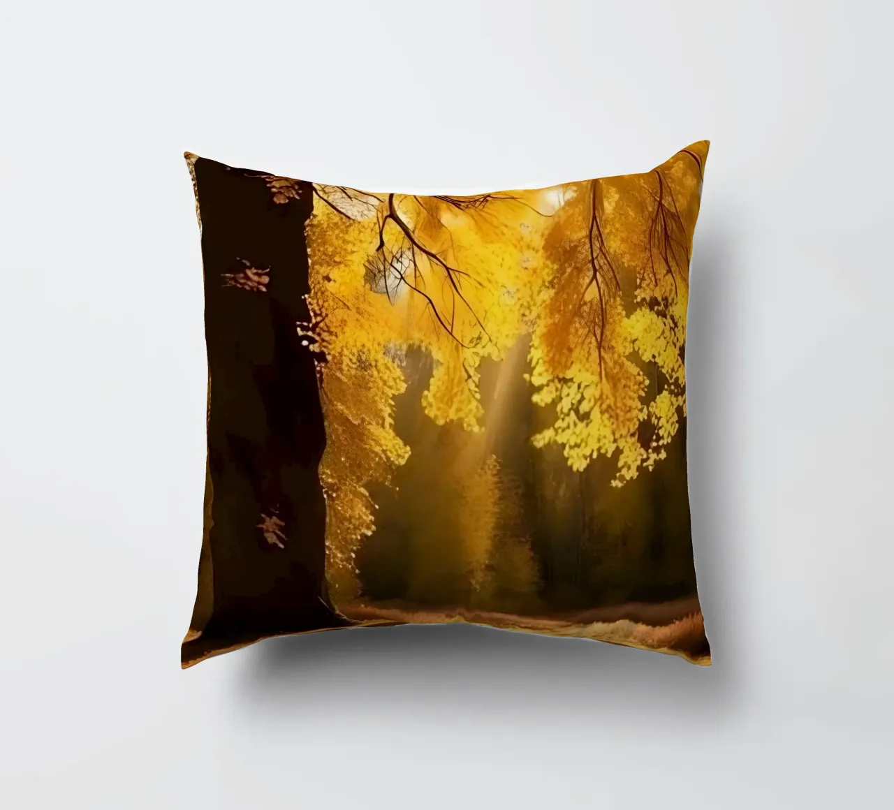 L'ultima luce dell'autunno cuscino da Pixel Boy