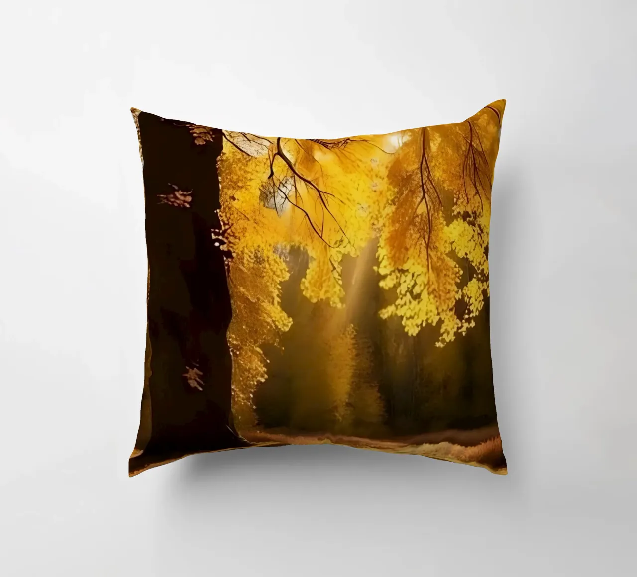 L'ultima luce dell'autunno cuscino da Pixel Boy