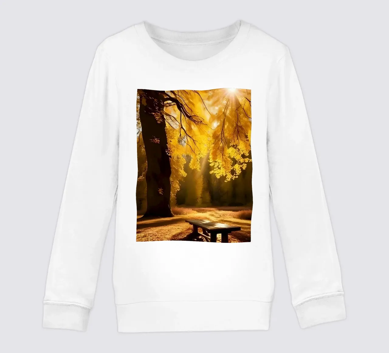 L'ultima luce dell'autunno felpa bambino da Pixel Boy