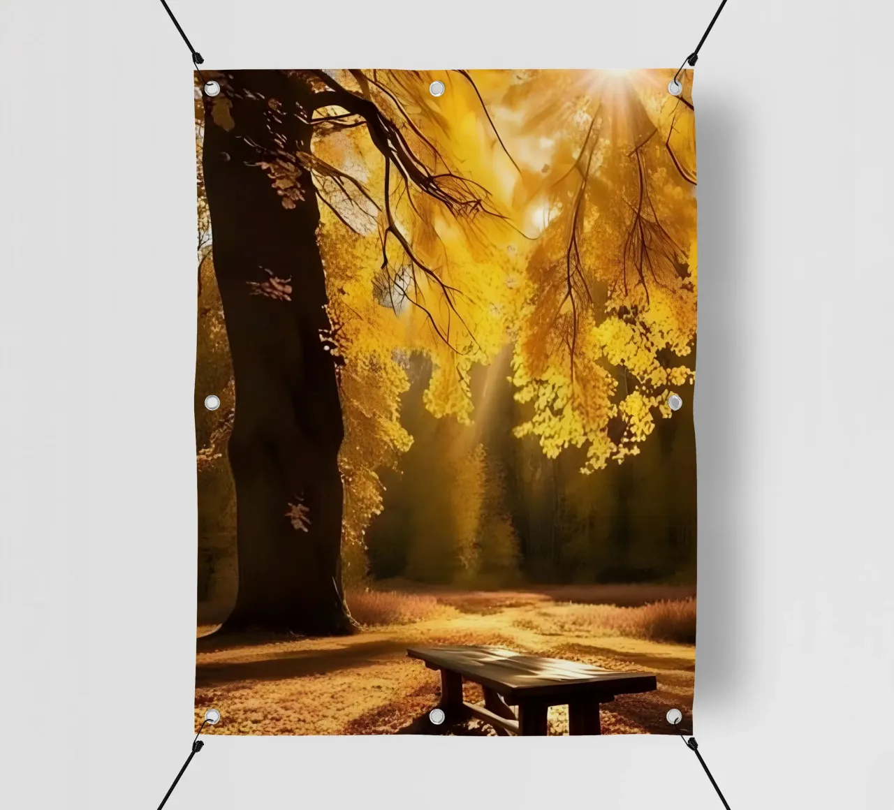 L'ultima luce dell'autunno telo in pvc da Pixel Boy