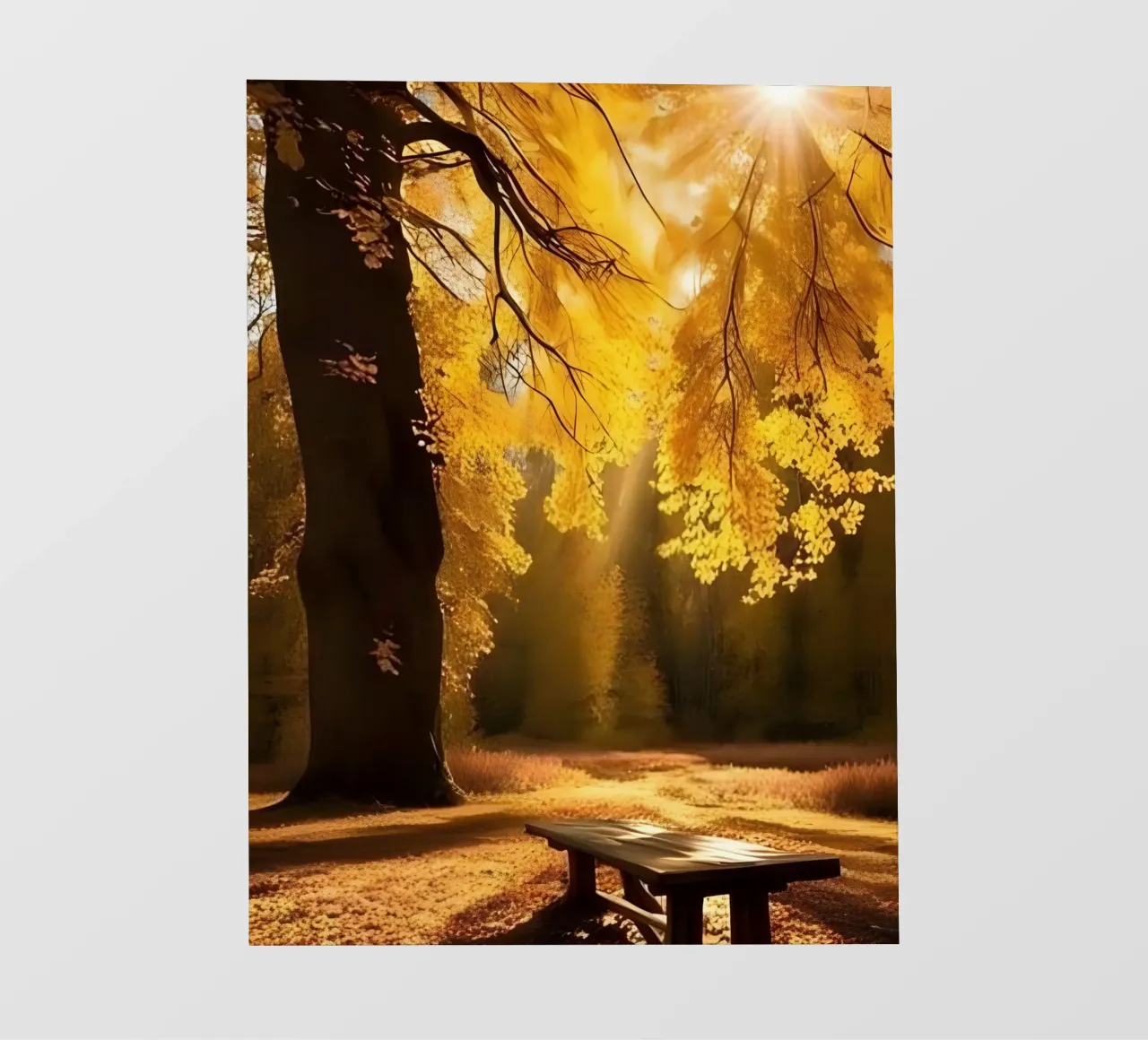 L'ultima luce dell'autunno telo in pvc da Pixel Boy