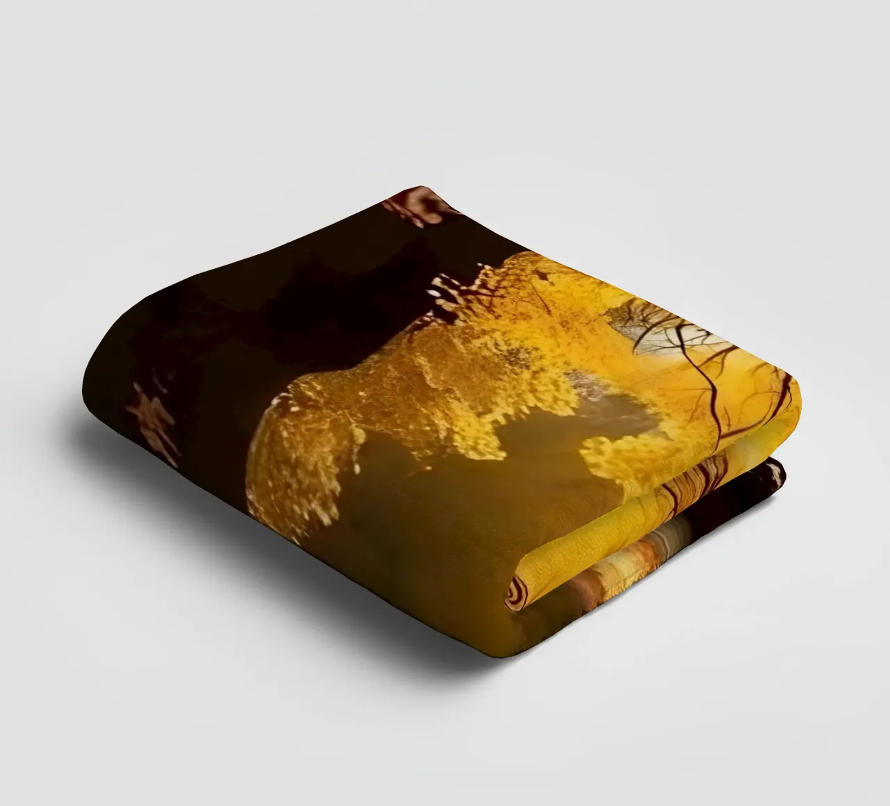 L'ultima luce dell'autunno asciugamano da bagno da Pixel Boy