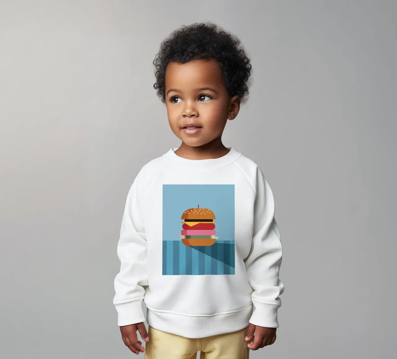 Perfectly Stacked Burger felpa neonato da DARIA IVANOVNA