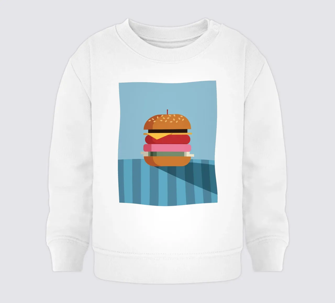 Perfectly Stacked Burger felpa neonato da DARIA IVANOVNA