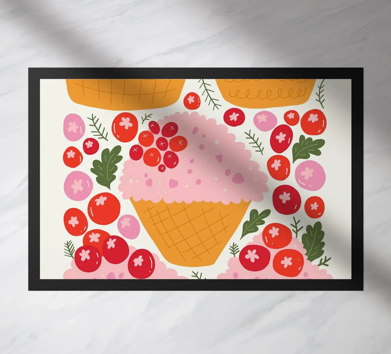 Cupcake carini con frutti di bosco zerbino da bazi