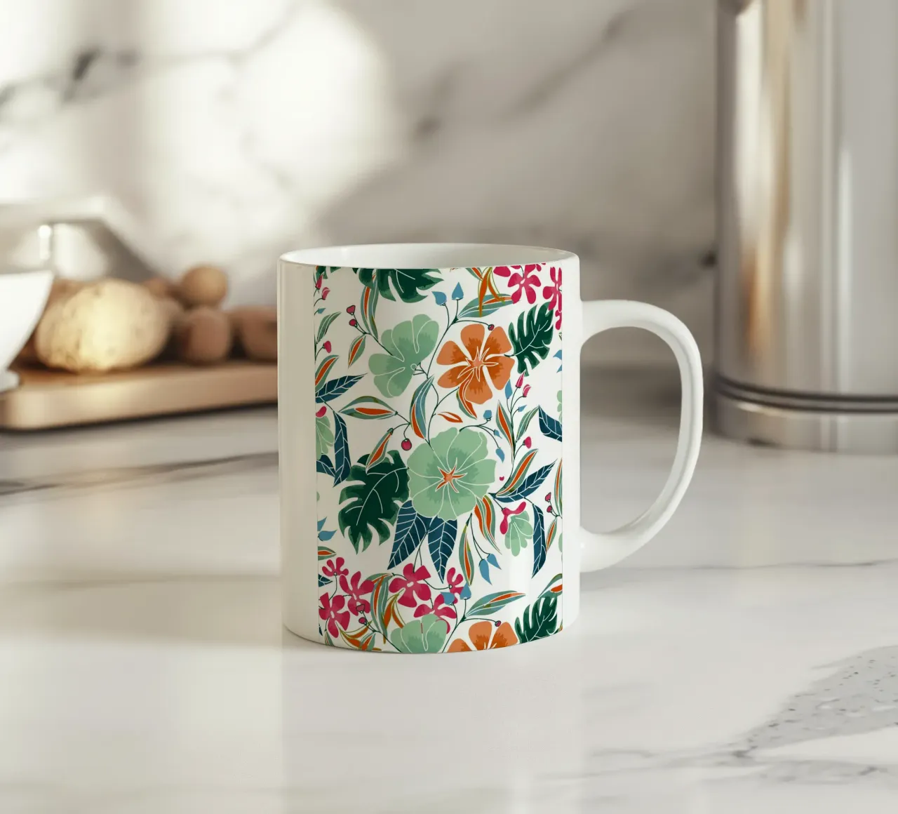 Fiori di menta e ruggine tazza in ceramica da 83oranges