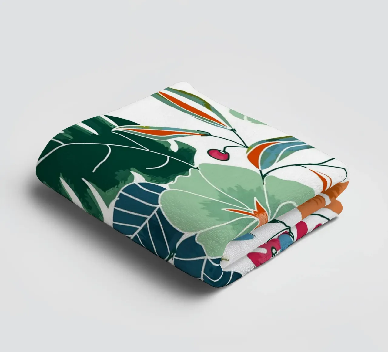 Fiori di menta e ruggine asciugamano da bagno da 83oranges