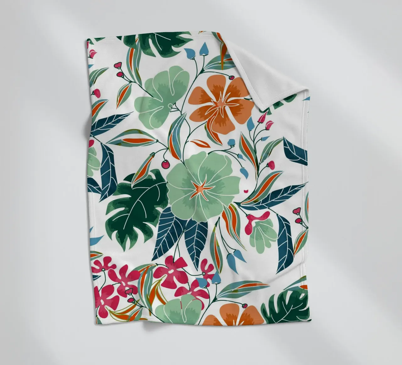 Fiori di menta e ruggine coperta in pile da 83oranges