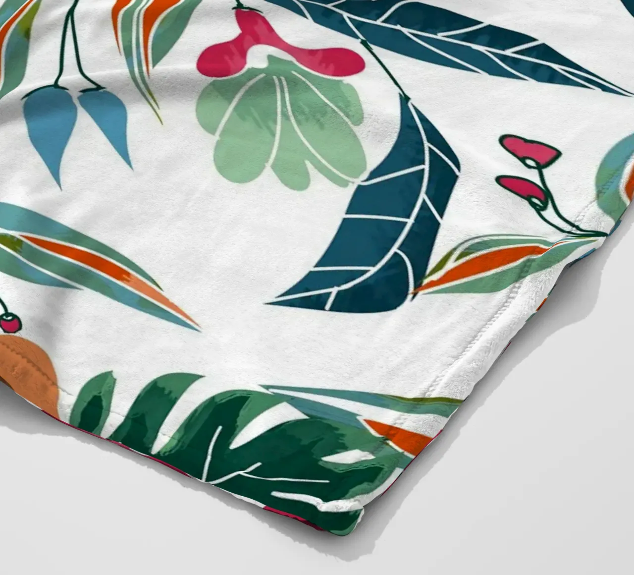 Fiori di menta e ruggine coperta in pile da 83oranges