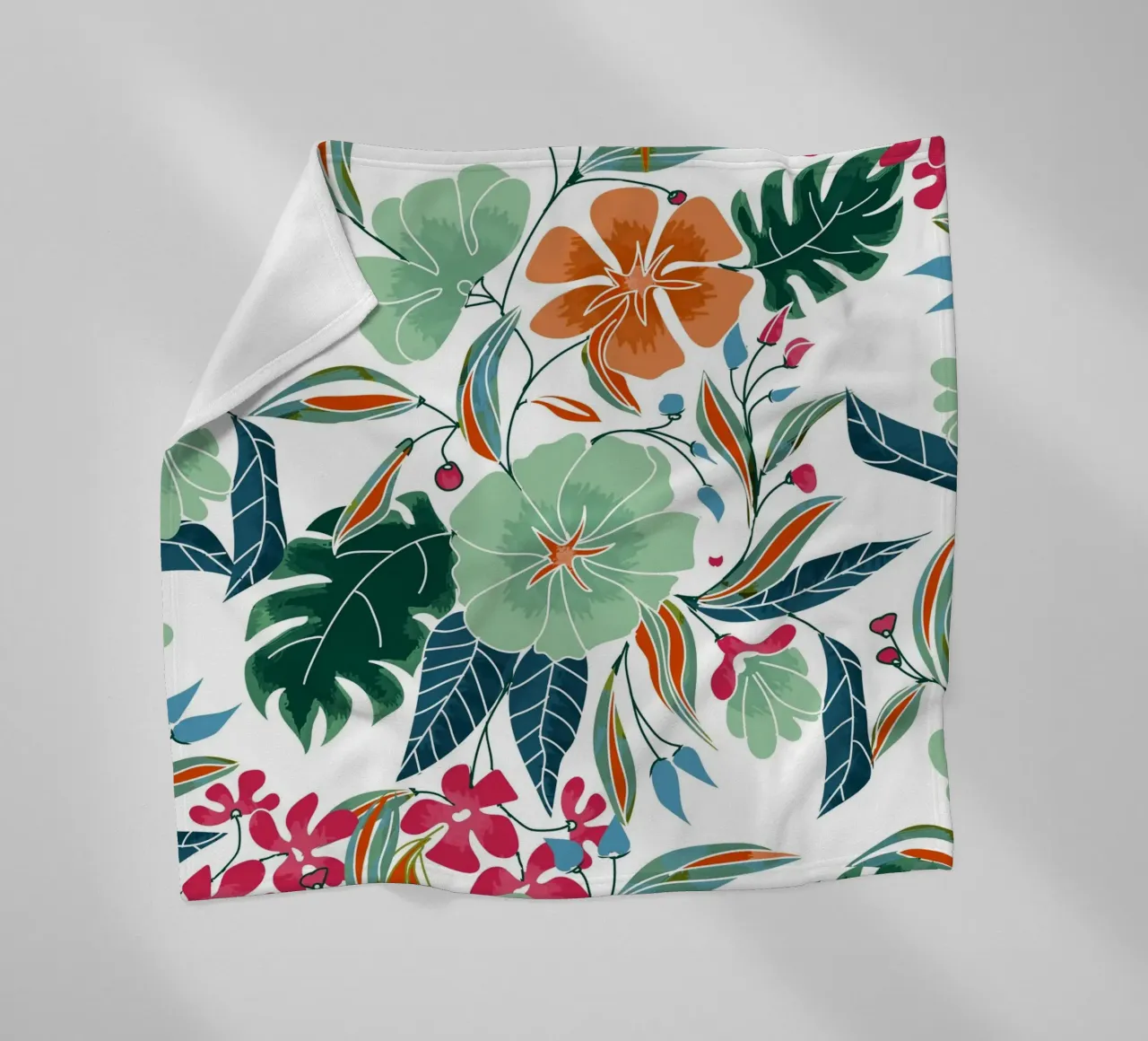 Fiori di menta e ruggine coperta in pile da 83oranges