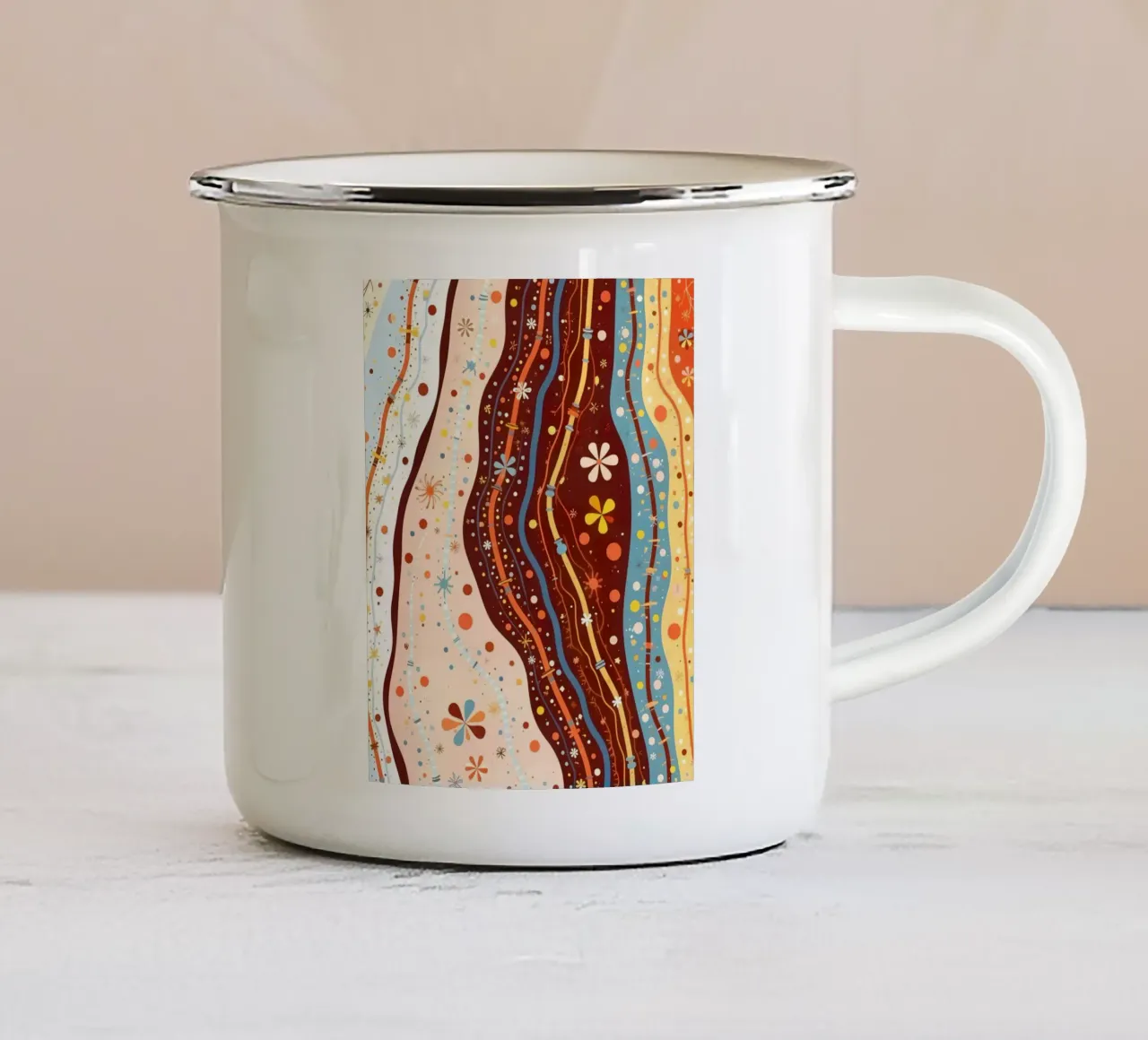 Il flusso delle cose tazza in smalto da 83oranges