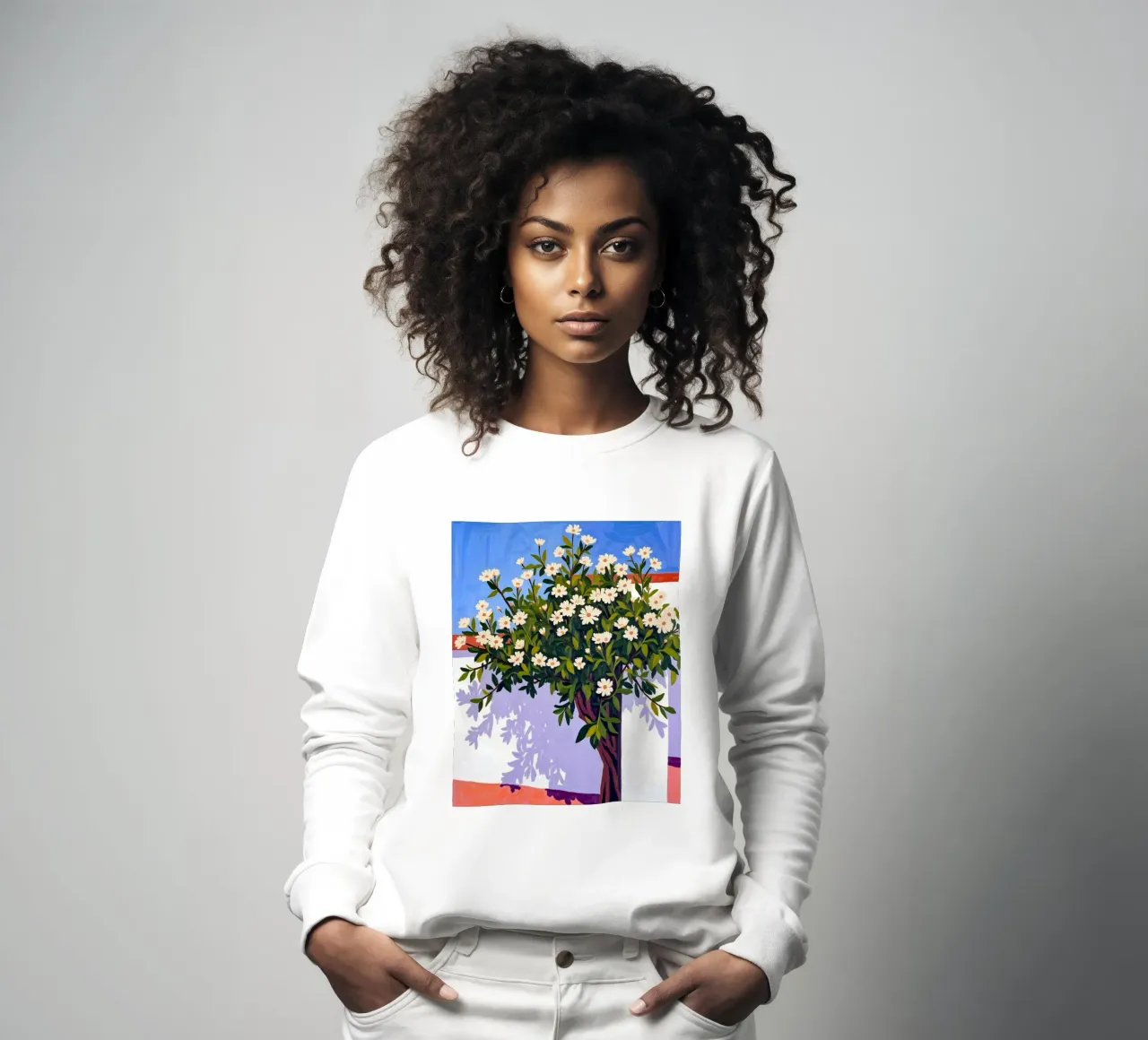 Waar schaduwen bloeien sweatshirt van 83oranges