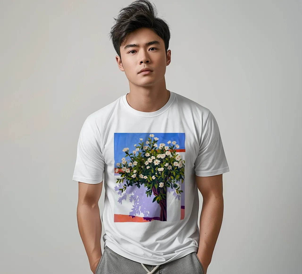Waar schaduwen bloeien t-shirt van 83oranges