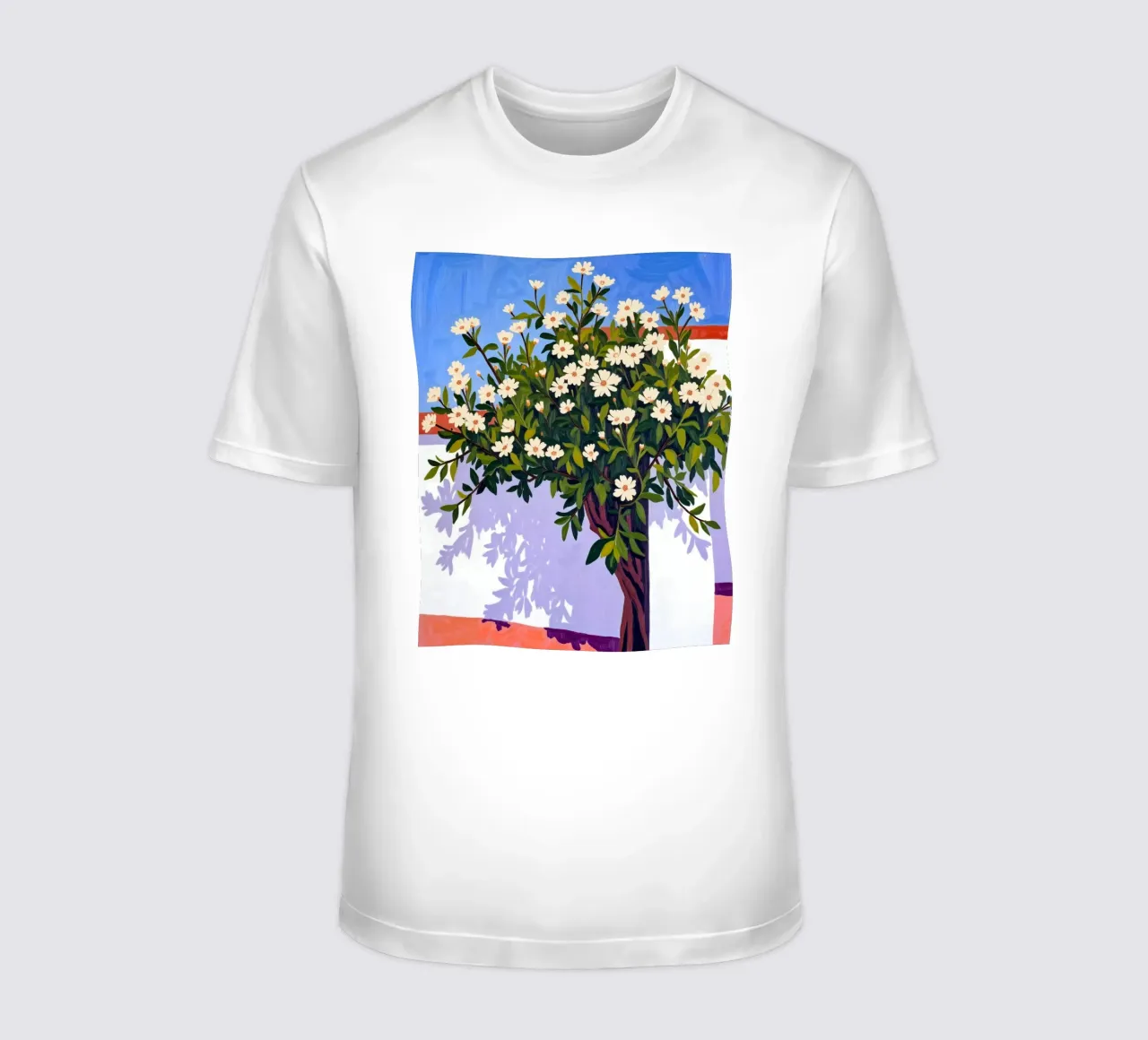 Waar schaduwen bloeien t-shirt van 83oranges