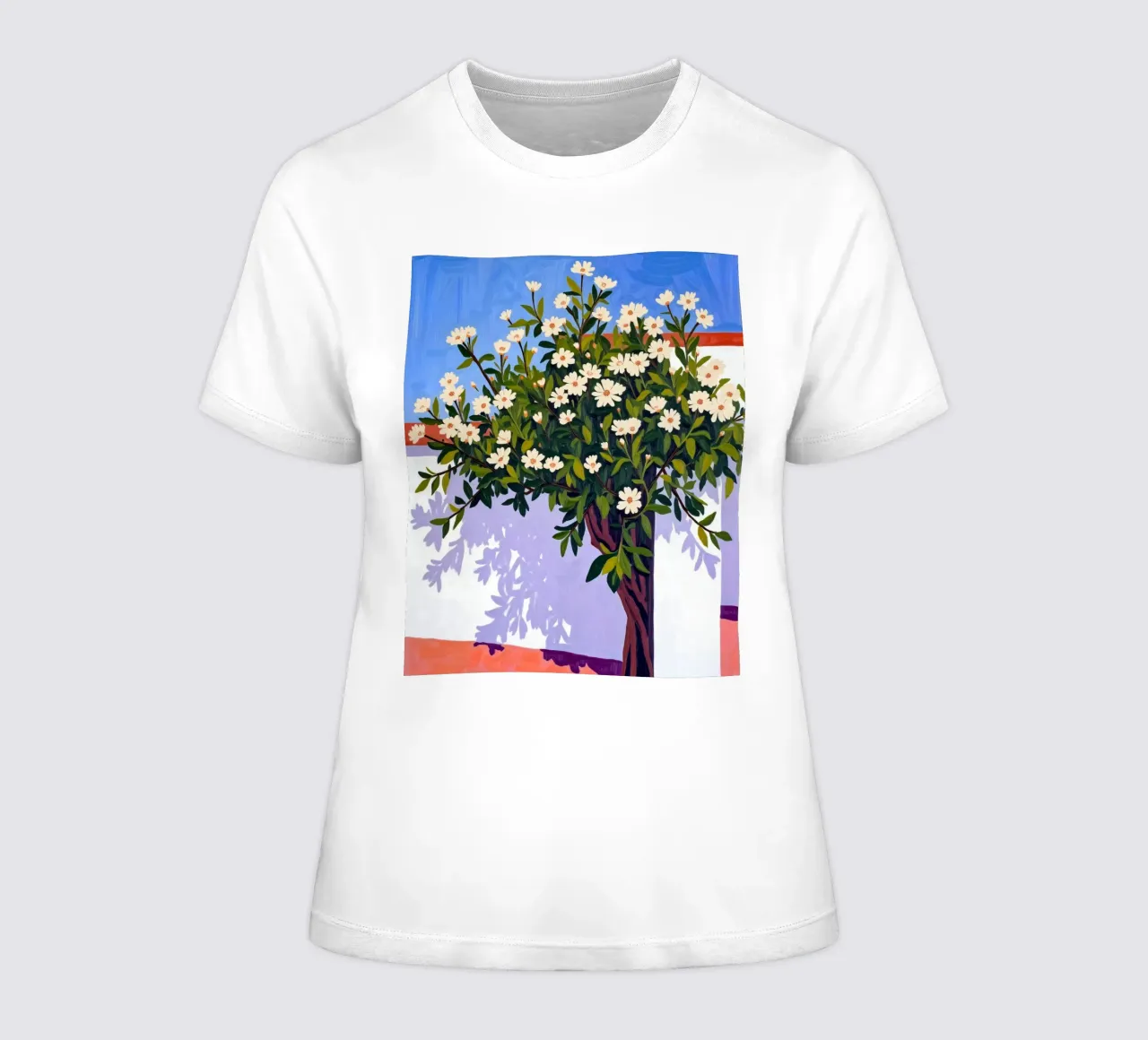Waar schaduwen bloeien dames t-shirt getailleerd van 83oranges