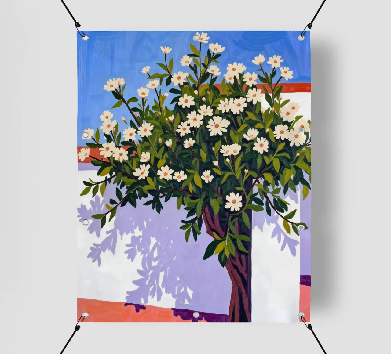 Dove fioriscono le ombre telo in pvc da 83oranges