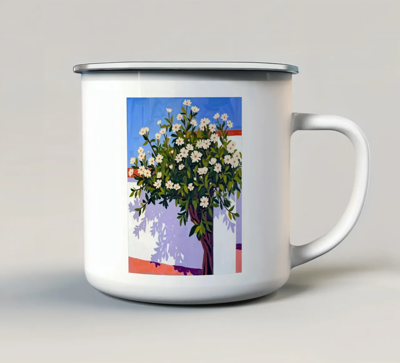 Dove fioriscono le ombre tazza in smalto da 83oranges