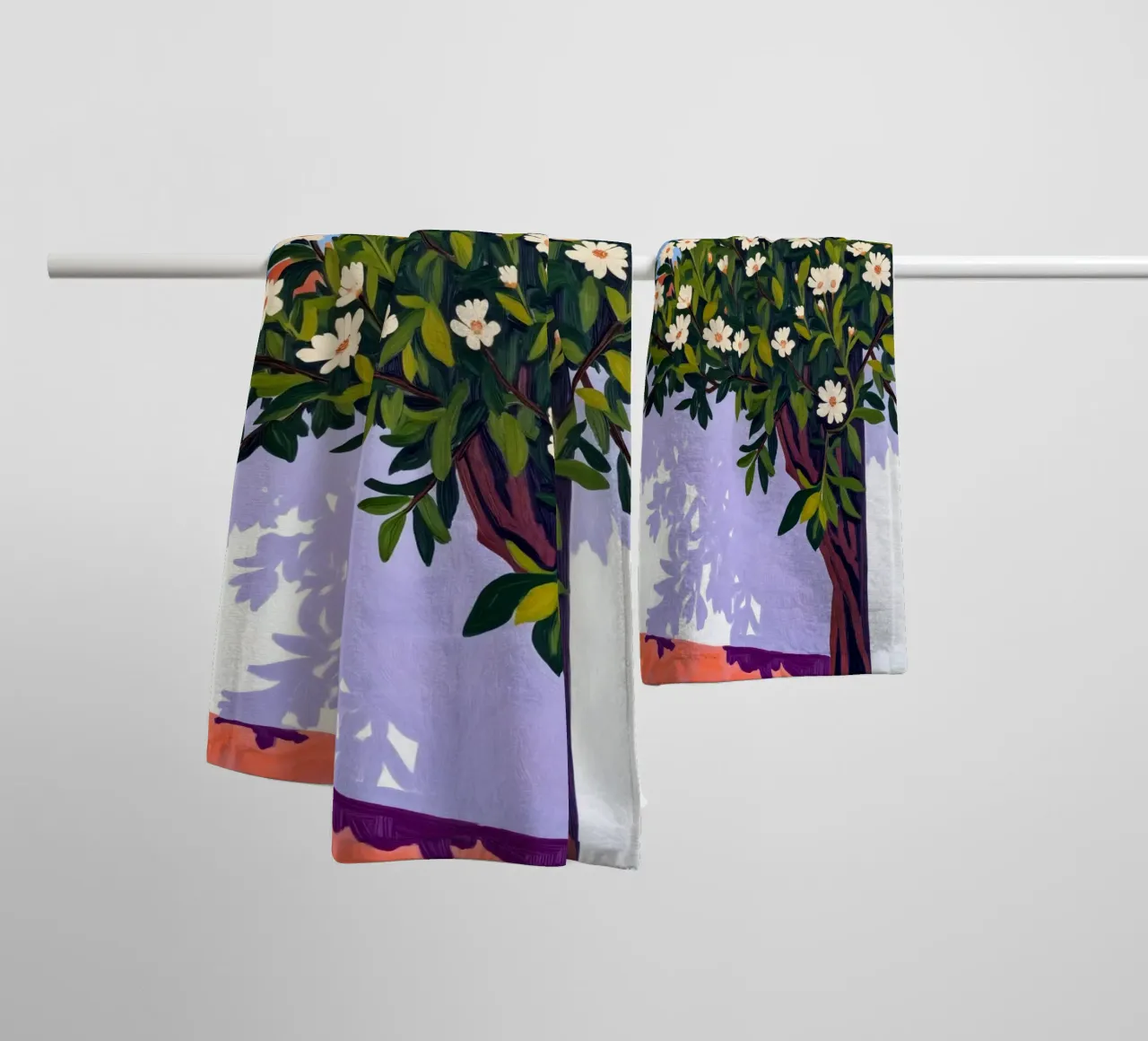 Dove fioriscono le ombre asciugamano da bagno da 83oranges