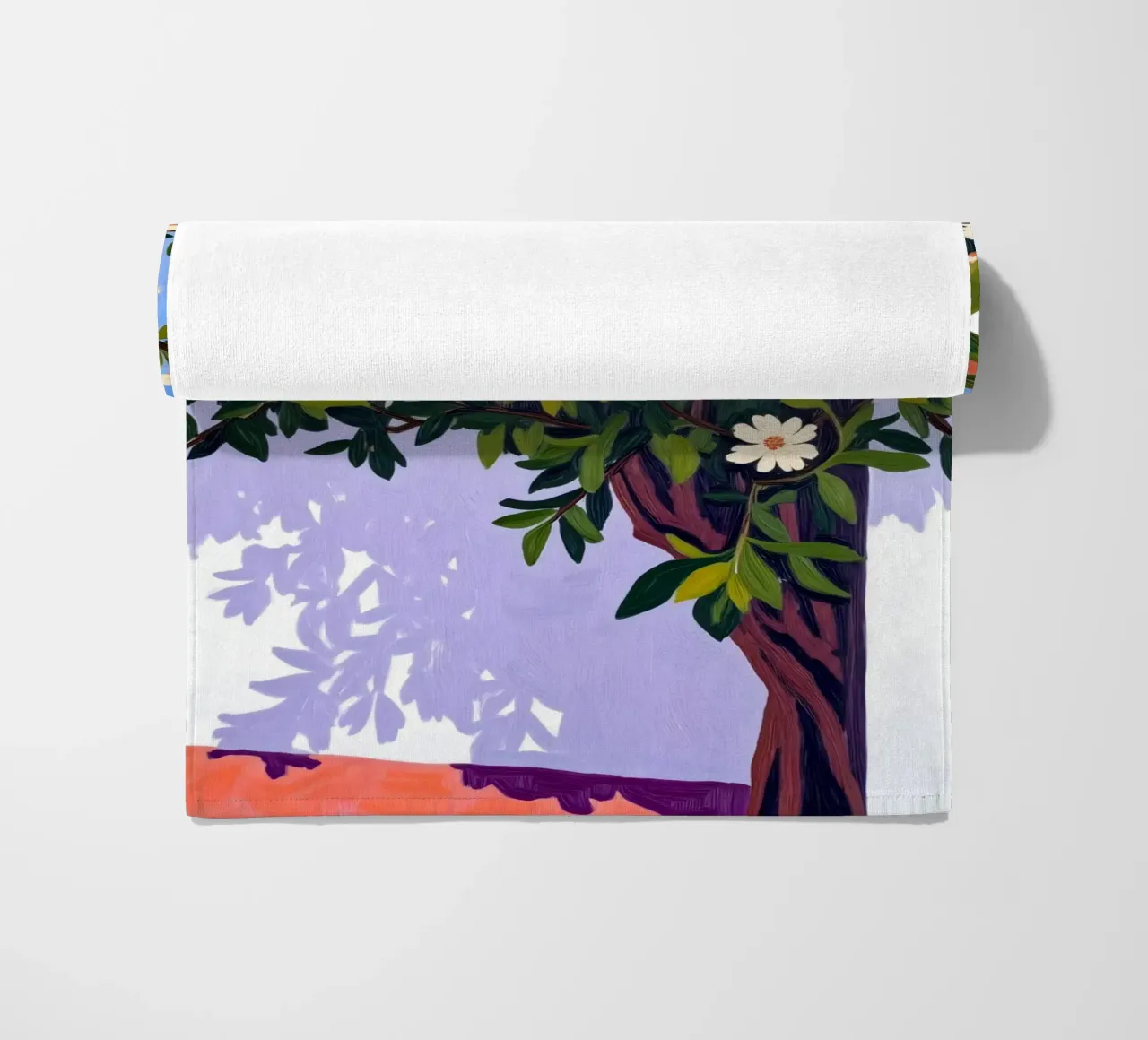 Là où fleurissent les ombres serviette de plage de 83oranges