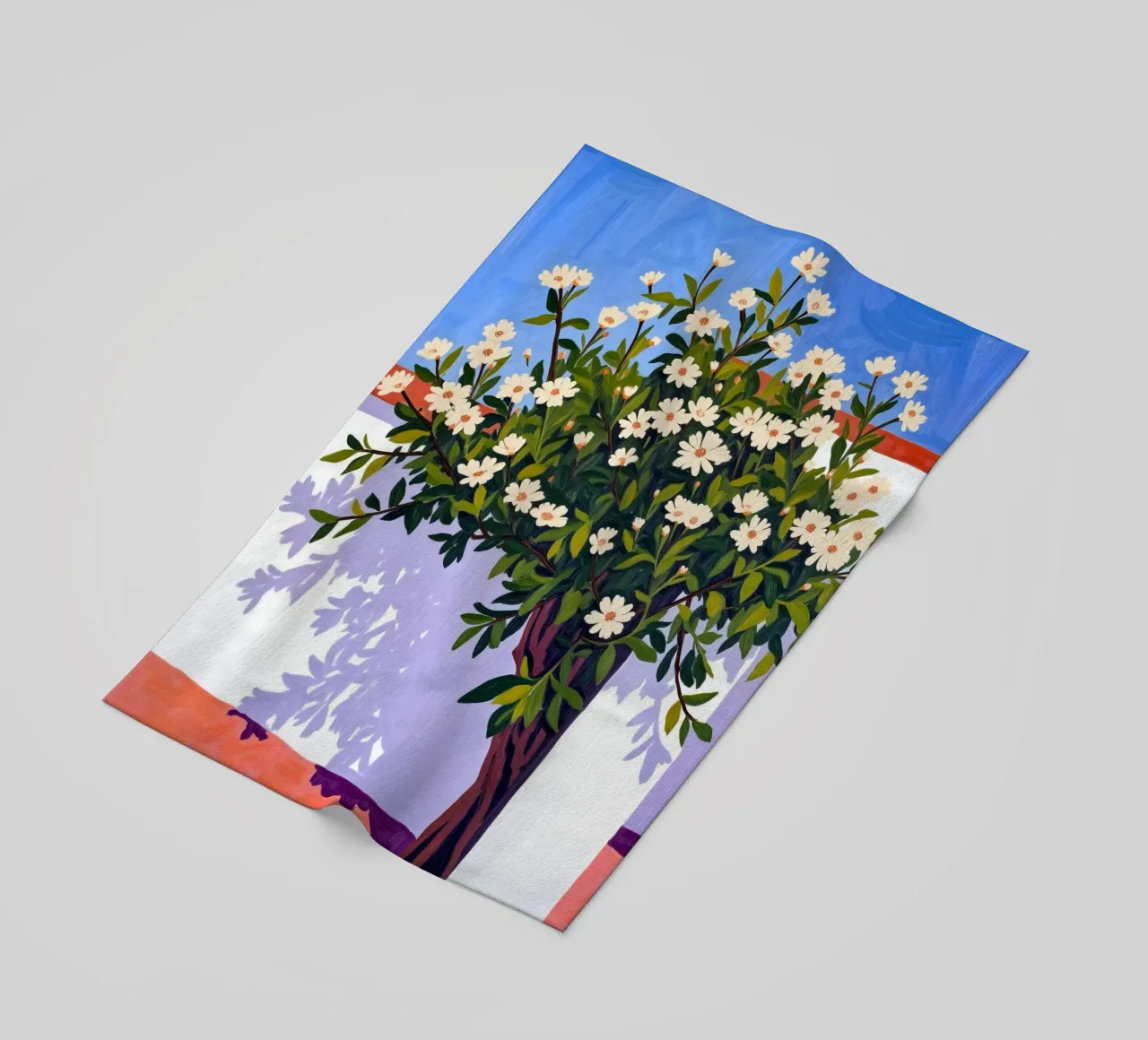 Là où fleurissent les ombres serviette de plage de 83oranges