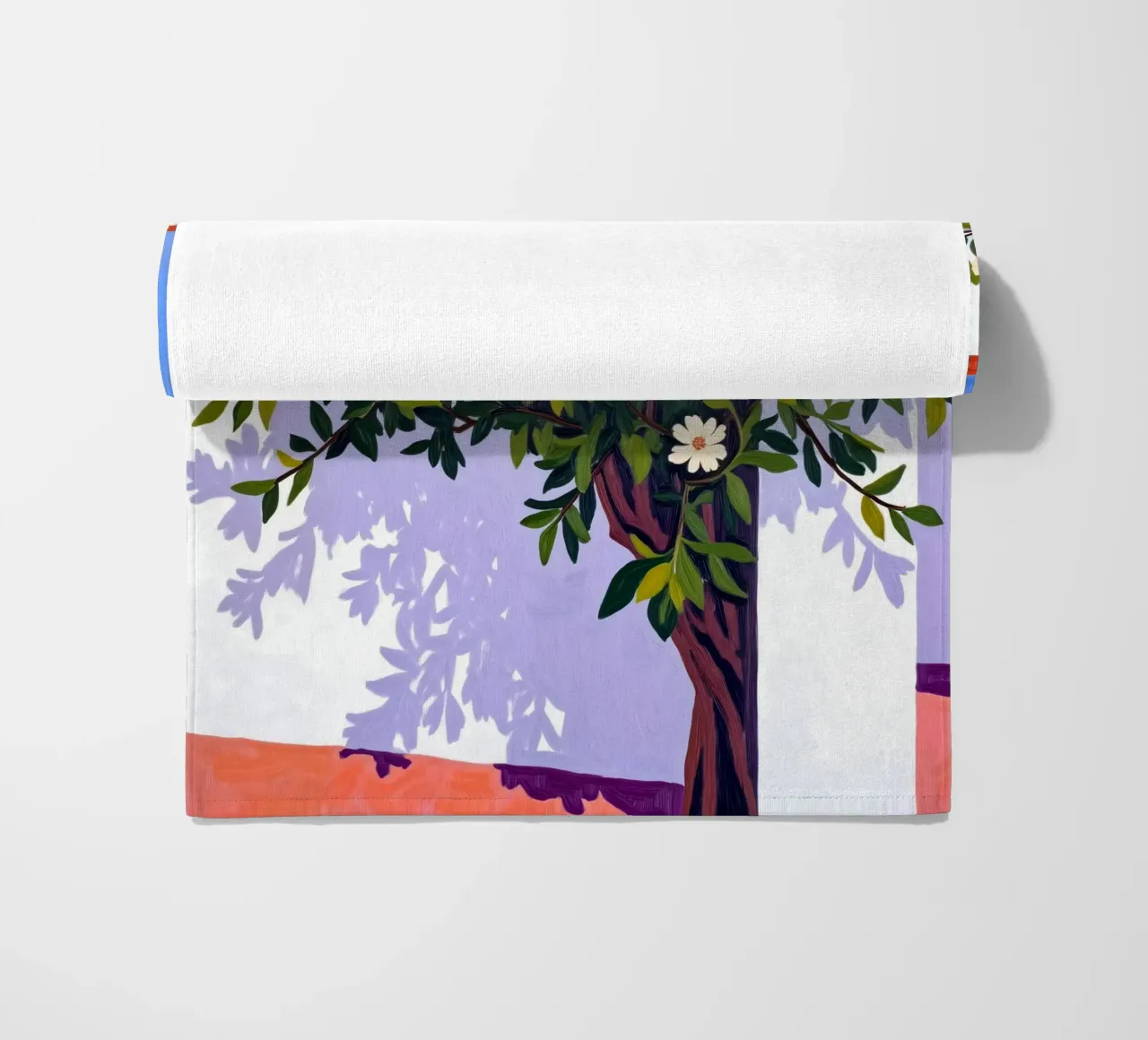 Là où fleurissent les ombres serviette de plage de 83oranges