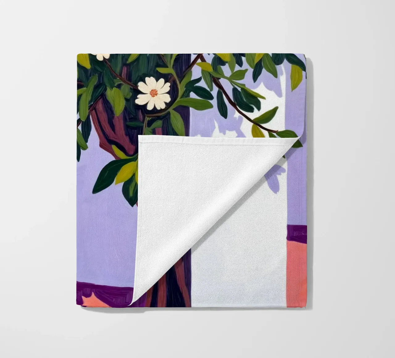 Là où fleurissent les ombres serviette de plage de 83oranges