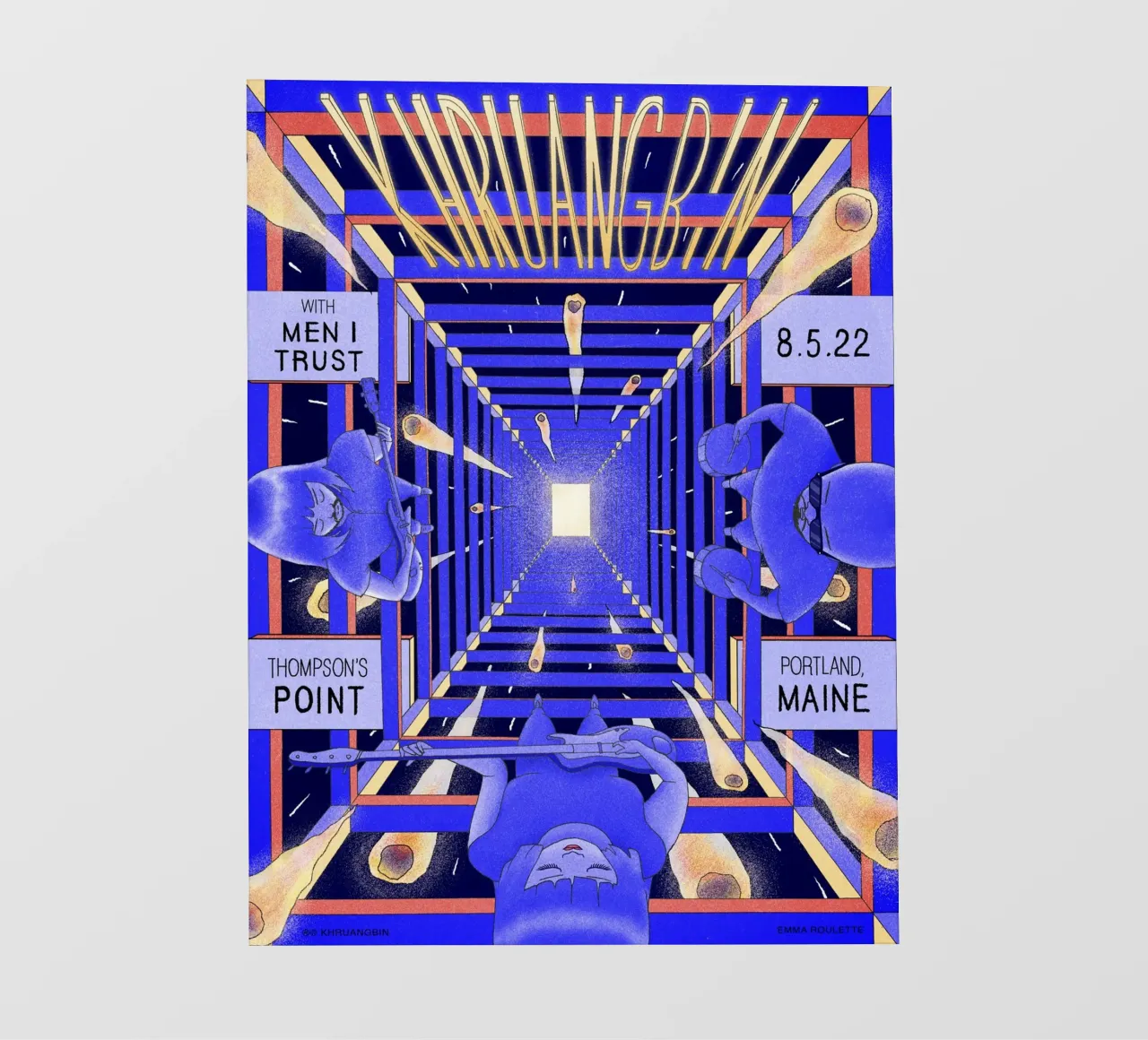 Sognare in Thai Funk Khruangbin Poster telo in pvc da mamass