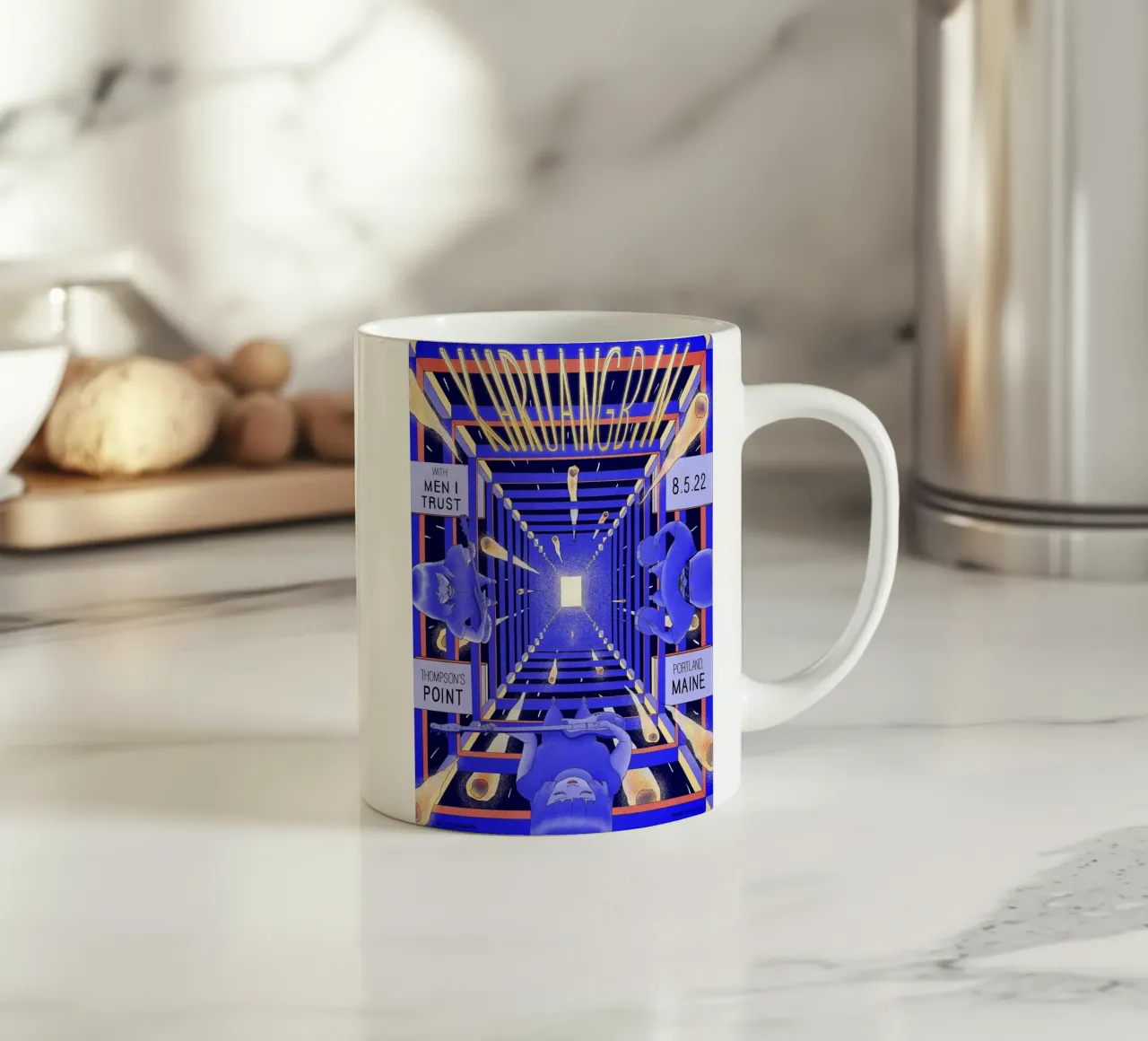 Sognare in Thai Funk Khruangbin Poster tazza in ceramica da mamass