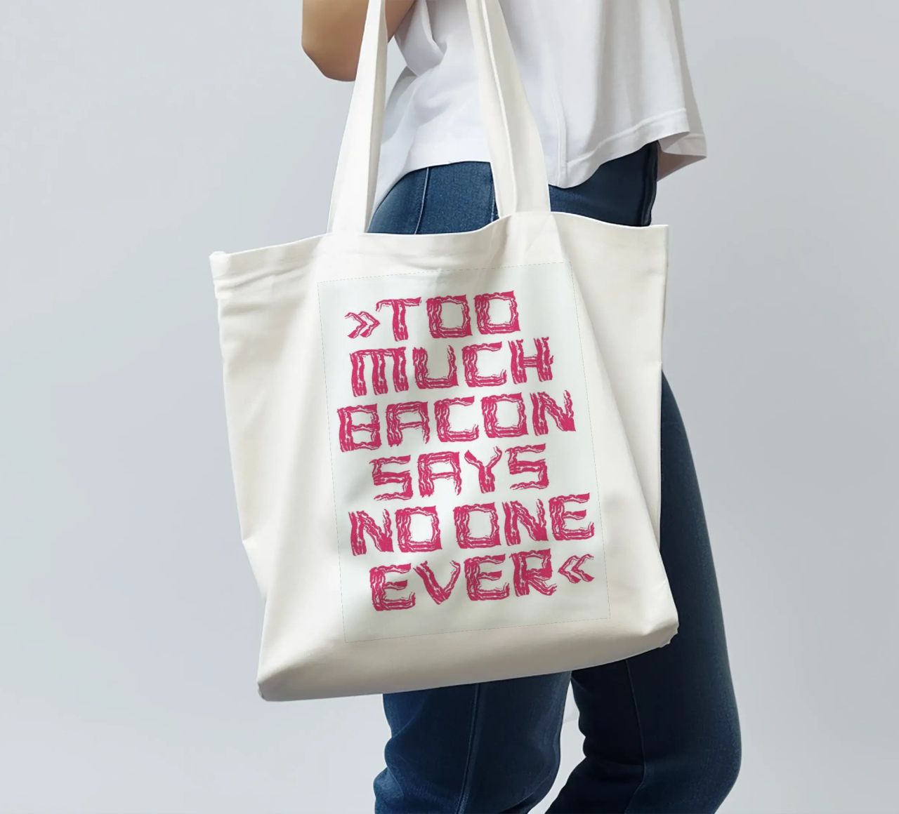 Bacon borsa in juta da Herzette