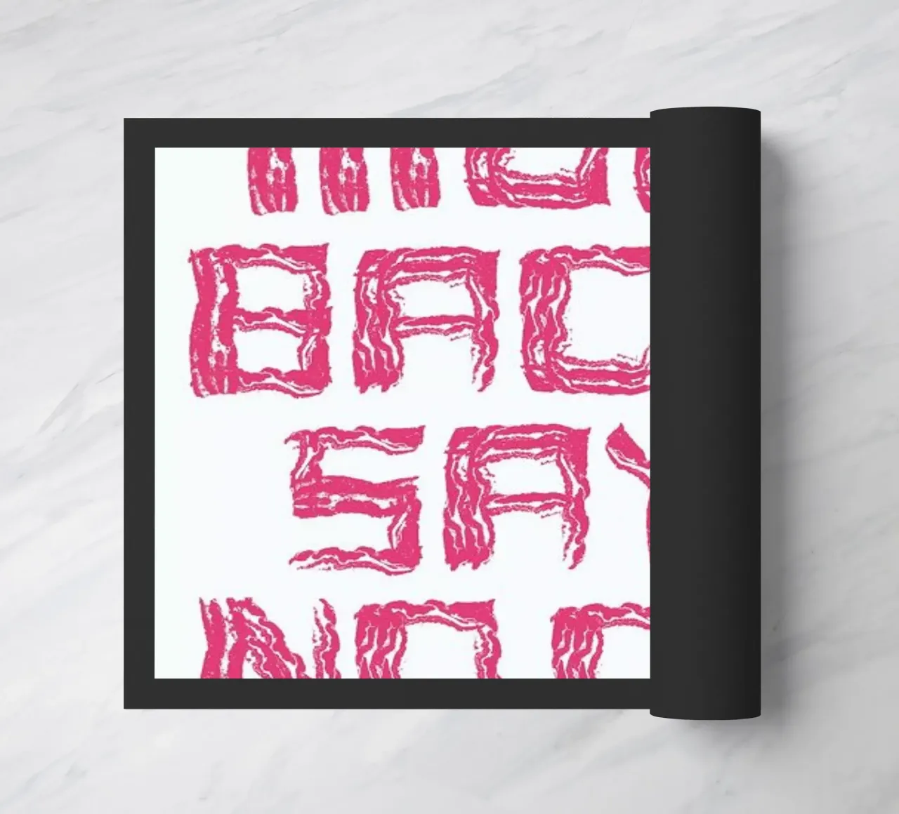 Bacon doormat by Herzette