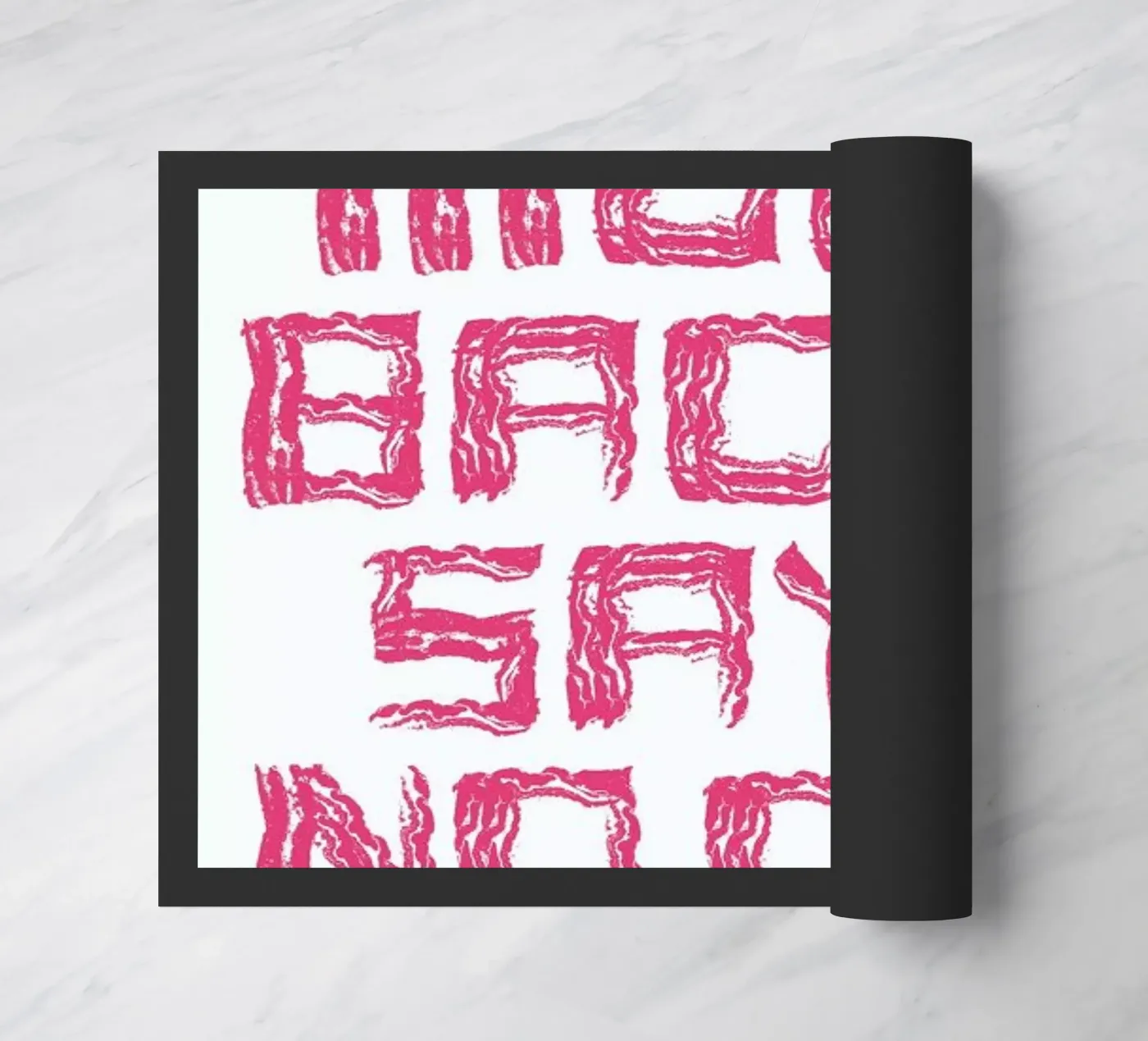 Bacon deurmat van Herzette