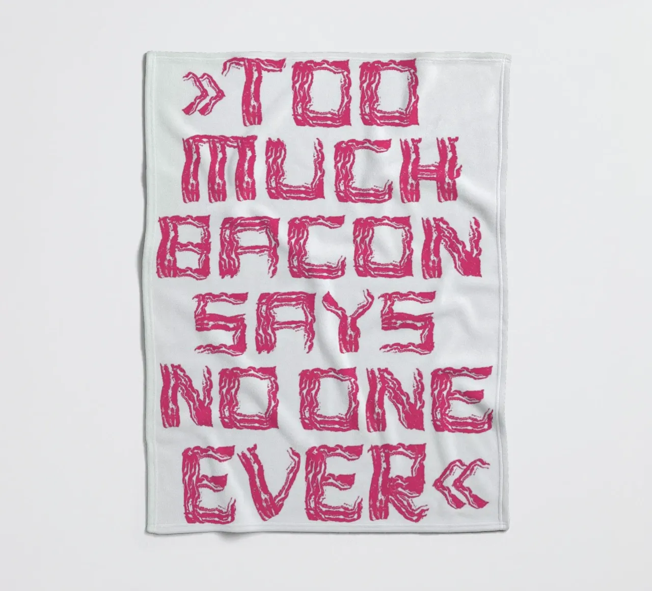 Bacon fleecedeken van Herzette