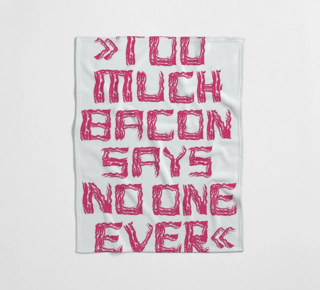 Bacon fleecedeken van Herzette