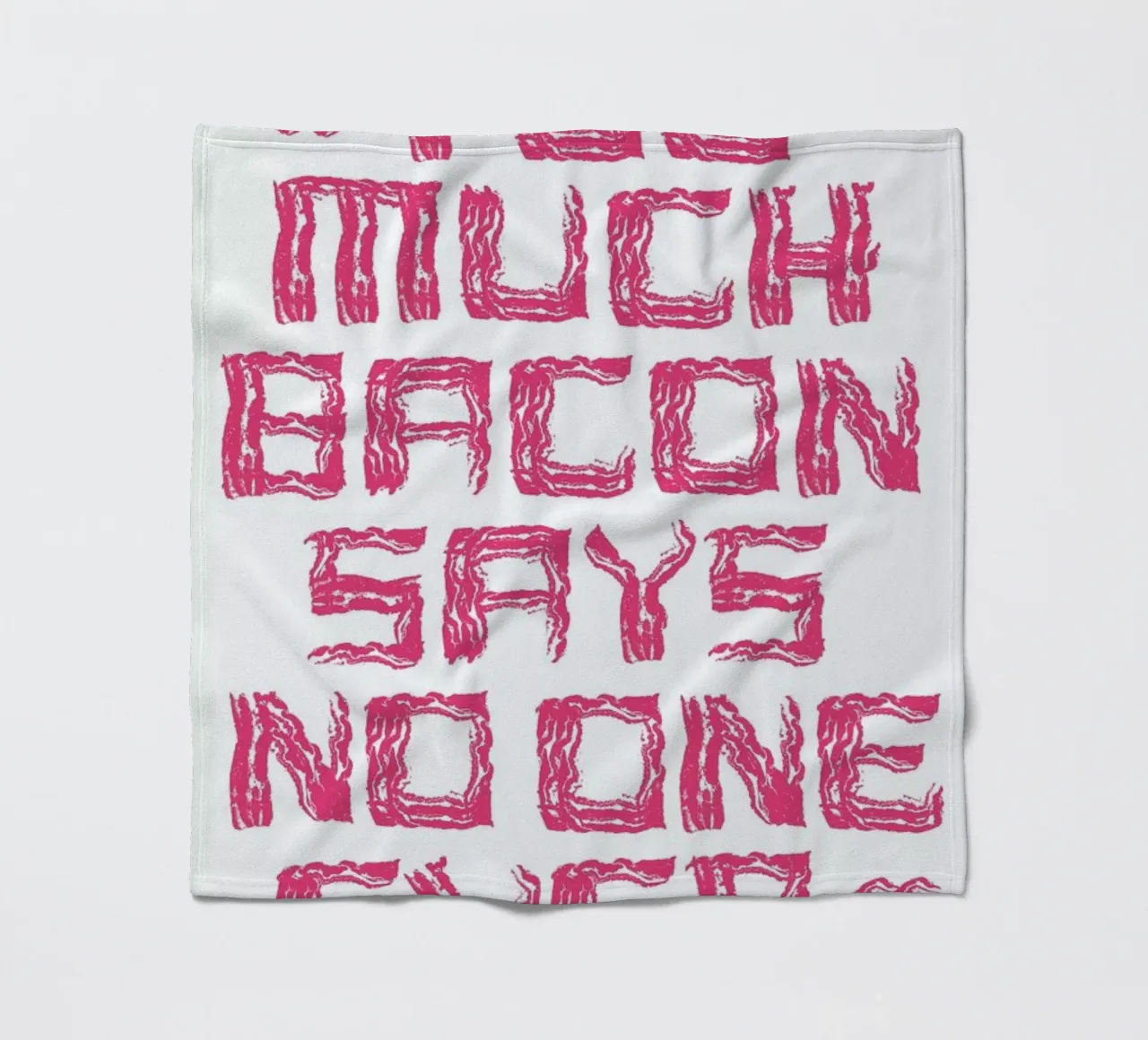 Bacon fleecedeken van Herzette