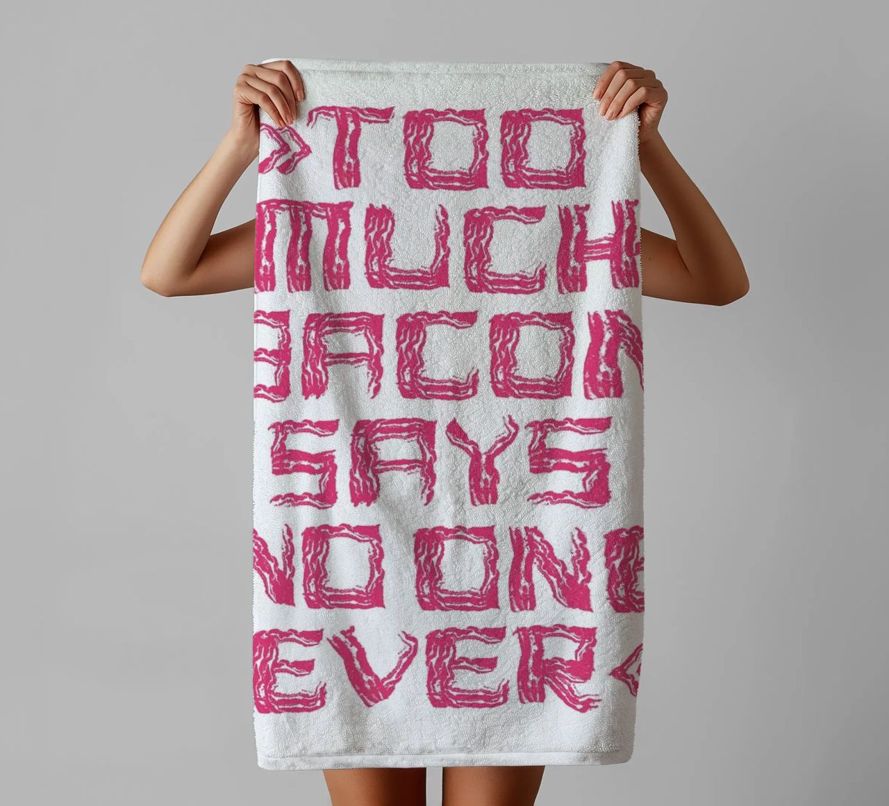Bacon asciugamano da bagno da Herzette