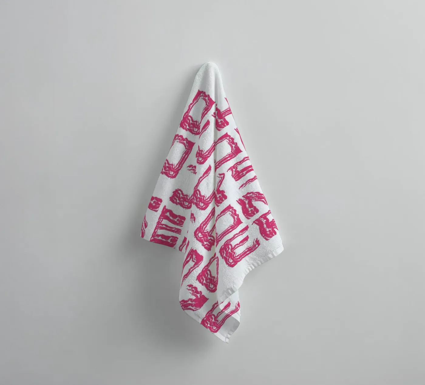 Bacon asciugamano da bagno da Herzette
