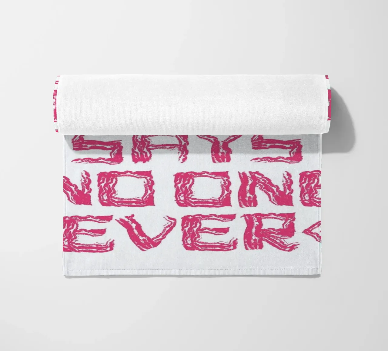 Bacon strandhanddoek van Herzette