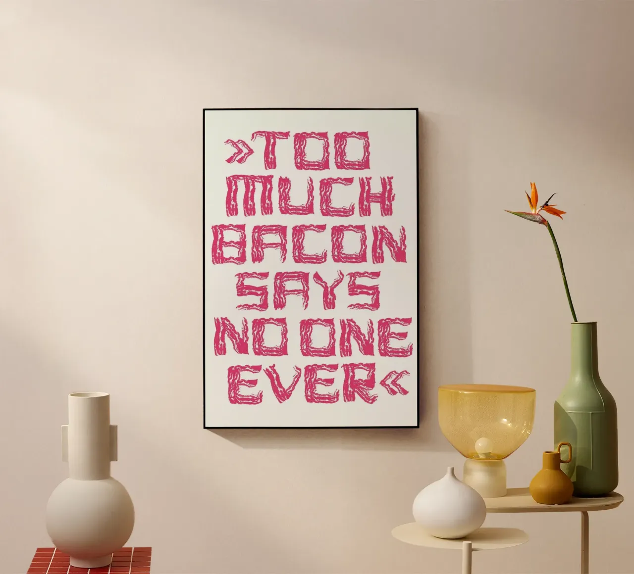 Bacon plexiglass da Herzette