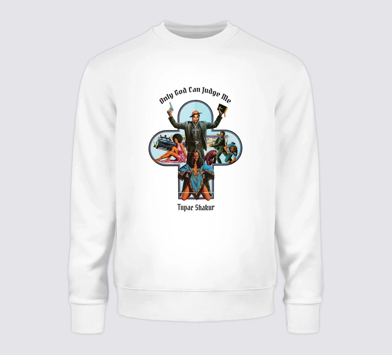 Only God can judge me felpa da Ads Libitum