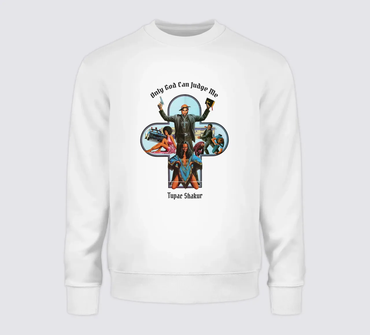 Only God can judge me felpa da Ads Libitum