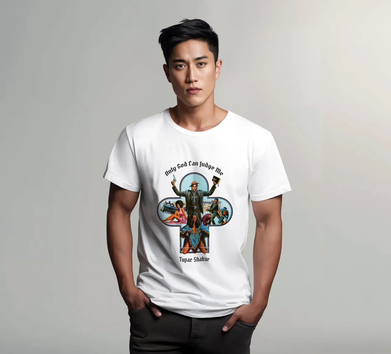 Only God can judge me camiseta de Ads Libitum