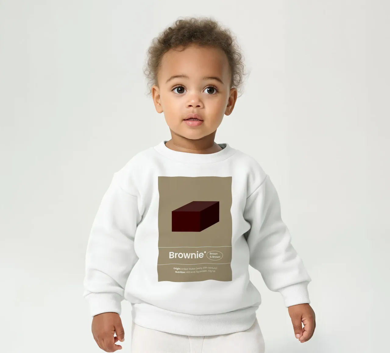 L'arte del brownie felpa neonato da bazi