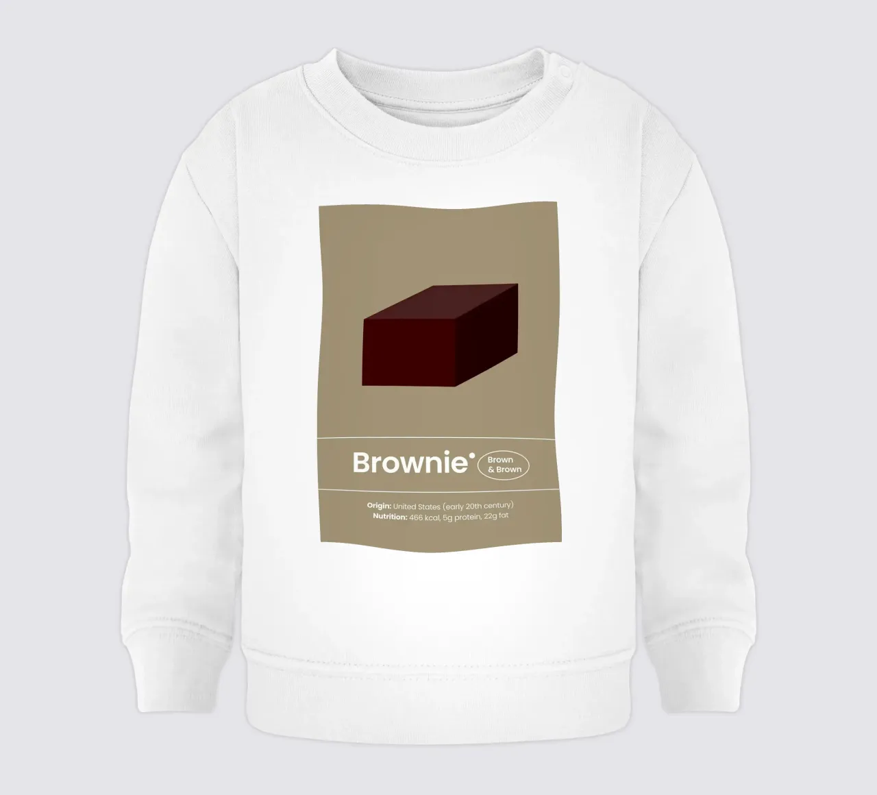 L'arte del brownie felpa neonato da bazi