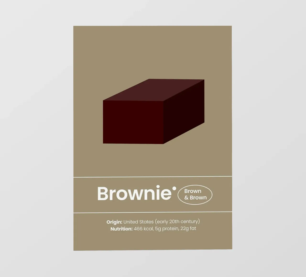 L'arte del brownie pellicola backlit da bazi